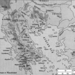 Карта греческих государств перед началом царствования Александра Македонского