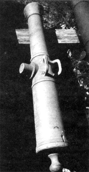 Ствол 4-фунтовой бронзовой пушки системы Грибоваля