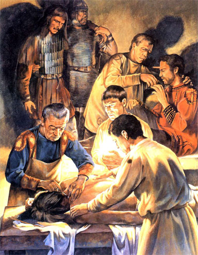 Медицинская помощь VI век