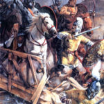 Римская конница преследует противника, Мальвиев мост, 312 год