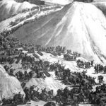 Французская армия переходит через перевал Сен-Бернар