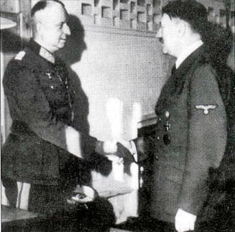 Манштейн на совещании у Гитлера, март 1943 г.