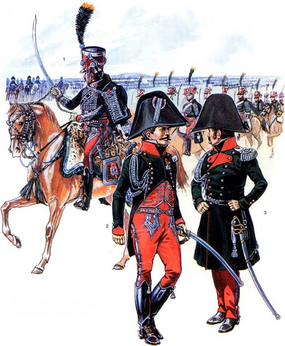 Офицеры Почетной гвардии Наполеона