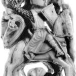 Шахматная фигура в виде конного рыцаря