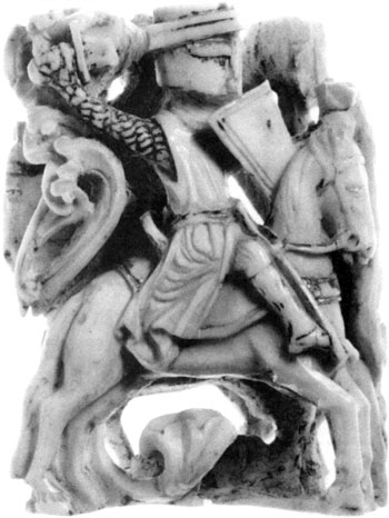 Шахматная фигура в виде конного рыцаря