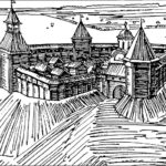 Реконструкция деревянного города Ольгова на Оке, XIII в.