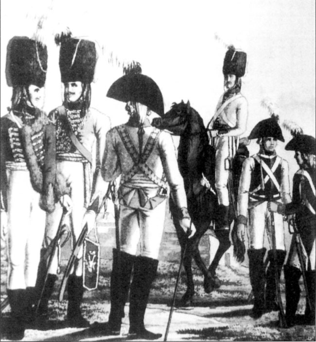 Русская кавалерия, 1800 год