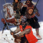 Самурайские полководцы в Корее,1593 г.