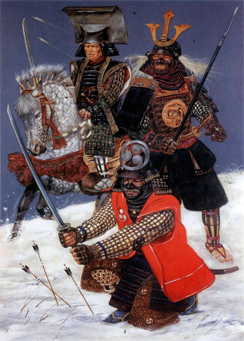 Самурайские полководцы в Корее,1593 г.
