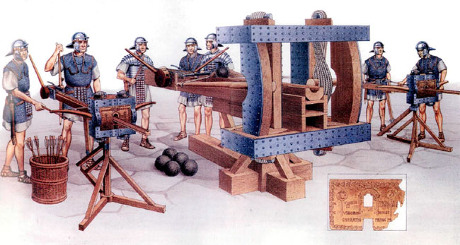 Римская артиллерия, 89 год н.э.