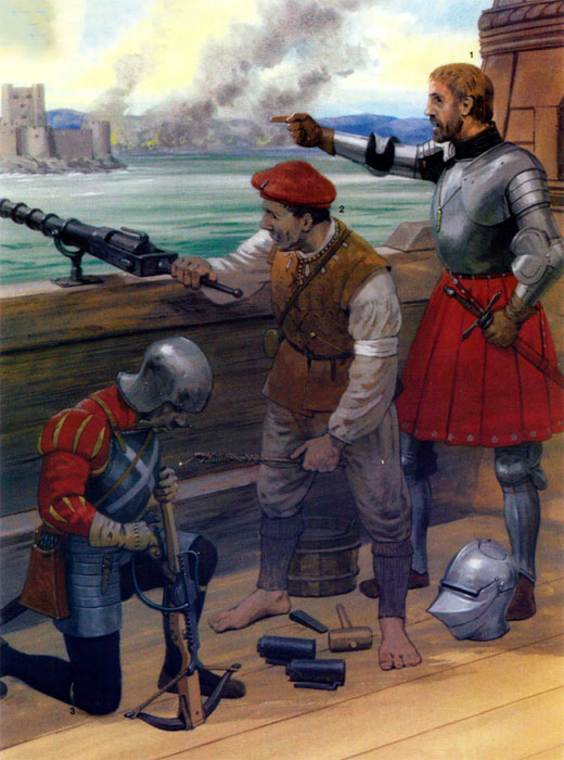 На борту корабля “Micltael” в Каррикфергусе, 1513 г.