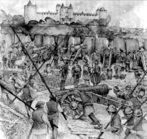 Осада замка Танталлон, 1528 г.