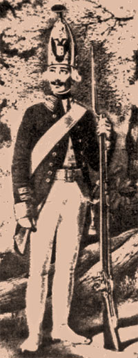 Гренадер Лейб-гвардии Преображенского полка, 1801 год