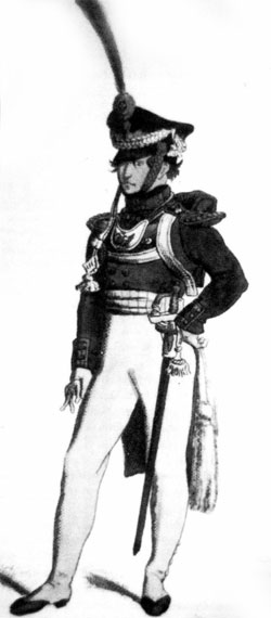 Гвардейский офицер, 1814 год