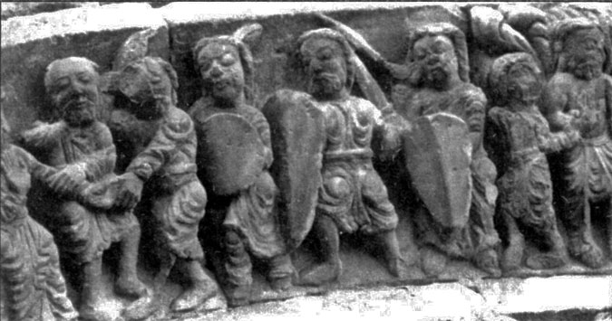 Солдаты Ирода изображены в виде андалузских мавров, первая половина XII в.
