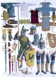Оружие и доспехи, 1340 г.