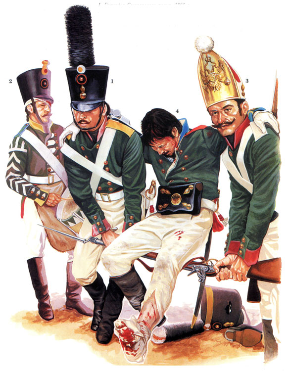 Русская пехота, 1805 г.
