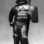 Бронзовая статуэтка гладиатора-фракийца
