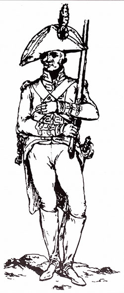 Рядовой кавалерист лейб-гвардии, увековеченный в рисунке сэра Керра Портера