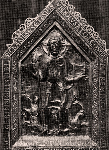 Серебряное с позолотой украшение из церкви Св. Мартина, Визе, 1046 год