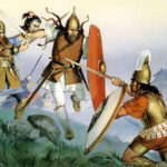 Нападение кельтов на этрусков, север Италии, конец IV в. до н.э.