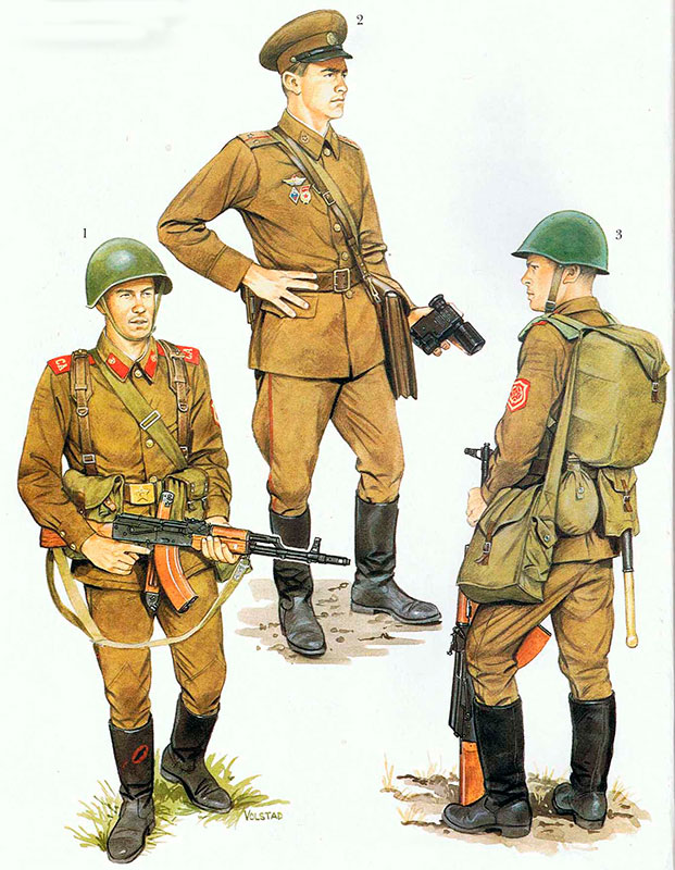 Униформа советских мотострелков
