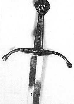 Итальянский меч, середина XV века.