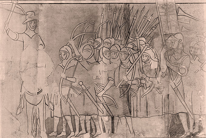 Копия утерянной фрески из Гента
