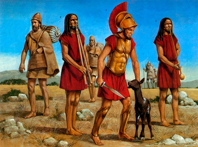 Спартанская армия, 470 г. до н.э