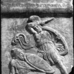 Надгробная стела афинянина Статокла, датируемая концом V в.