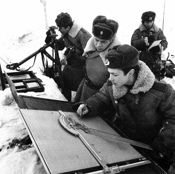 Артиллерийский командный пункт, февраль 1975 года