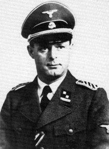 Штурмшарфюрер СС Акерман (Ackermann), служба СД