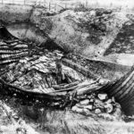 Раскопки корабля в Осеберге в 1904 г