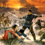 Сражение между викингами и индейцами
