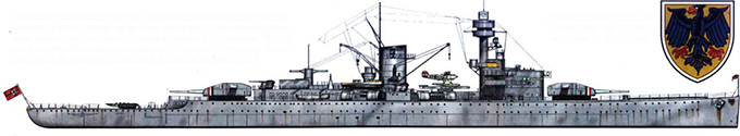 Panzerschiff «Дойчланд», патруль у берегов Испании, 1938 г.