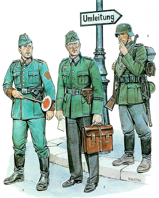 Форма младших чинов немецкой военной полиции