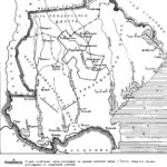“Карта Бессарабии и Буджака” 1820 г. (схема рукописной карты, составленной С.И. Корниловичем)