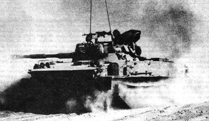 ПТ-76 из разведывательного батальона
