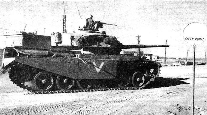 Командир танка «Centurion» из 217-й танковой бригады