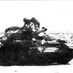 Израильский Т-55 из 11-й танковой бригады