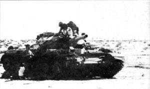 Израильский Т-55 из 11-й танковой бригады