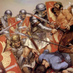 Римский легион сражается против варваров