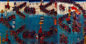 Армия императора Тан Тайцзуна перед сражением.