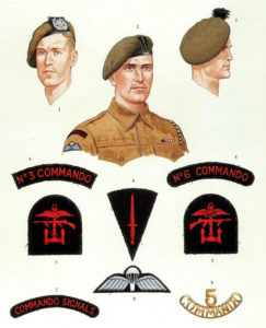 Знаки различий коммандос 1943-1945