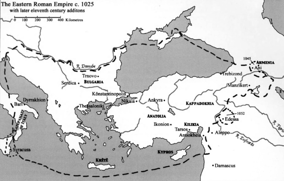 Византийская империя в середине XI века