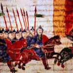 Византийская конница преследует отступающего противника.