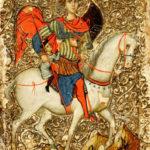 икона XIII века святого Георгия